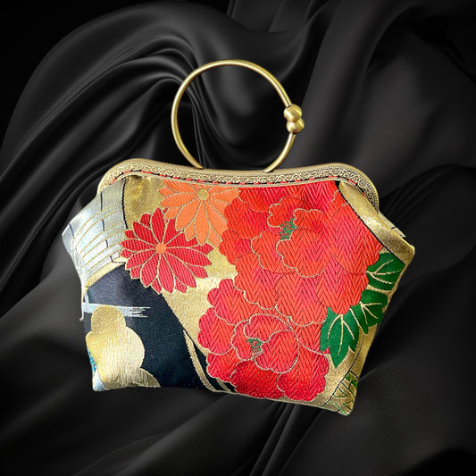 Kimono remake bag [No.498]