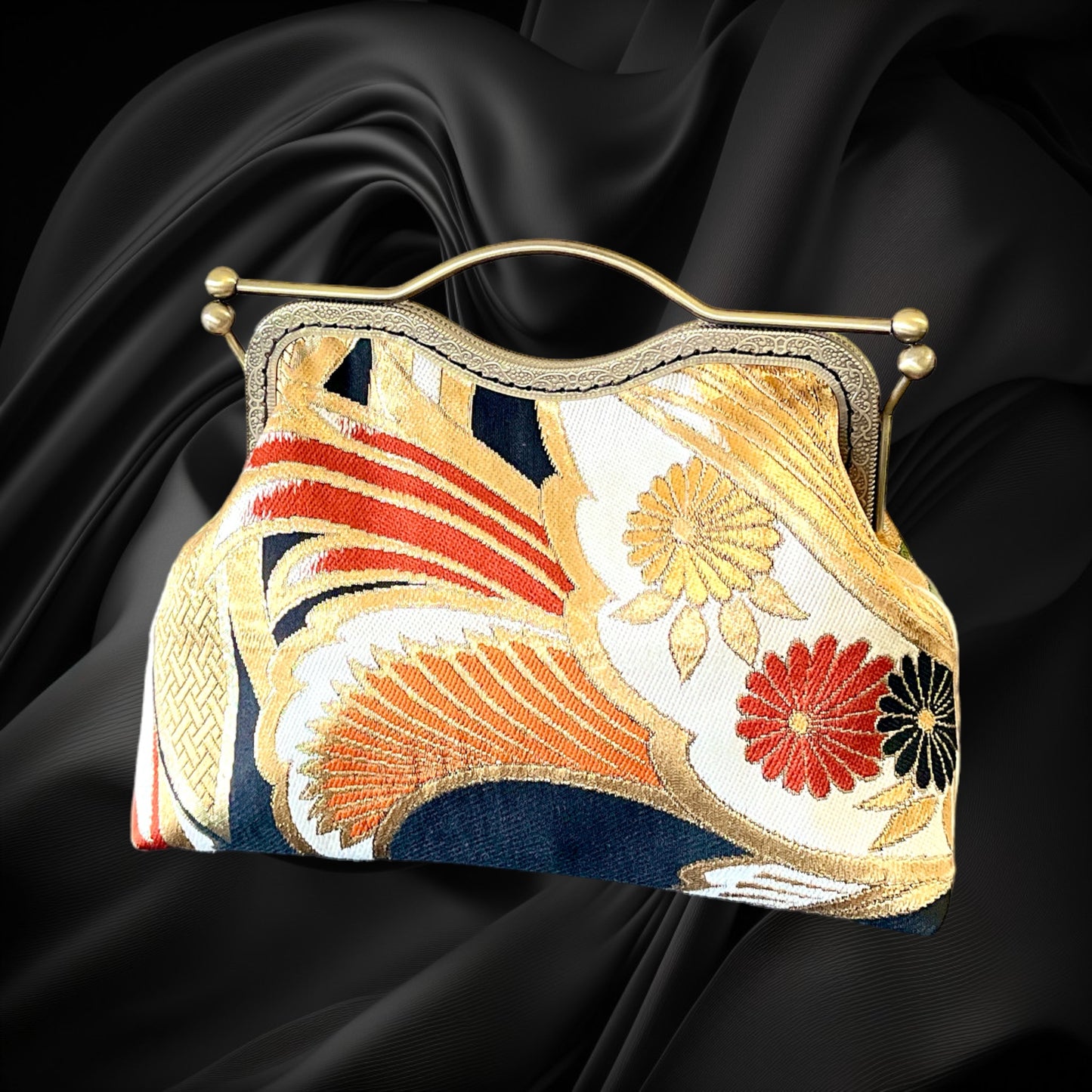 Kimono remake bag [No.608]