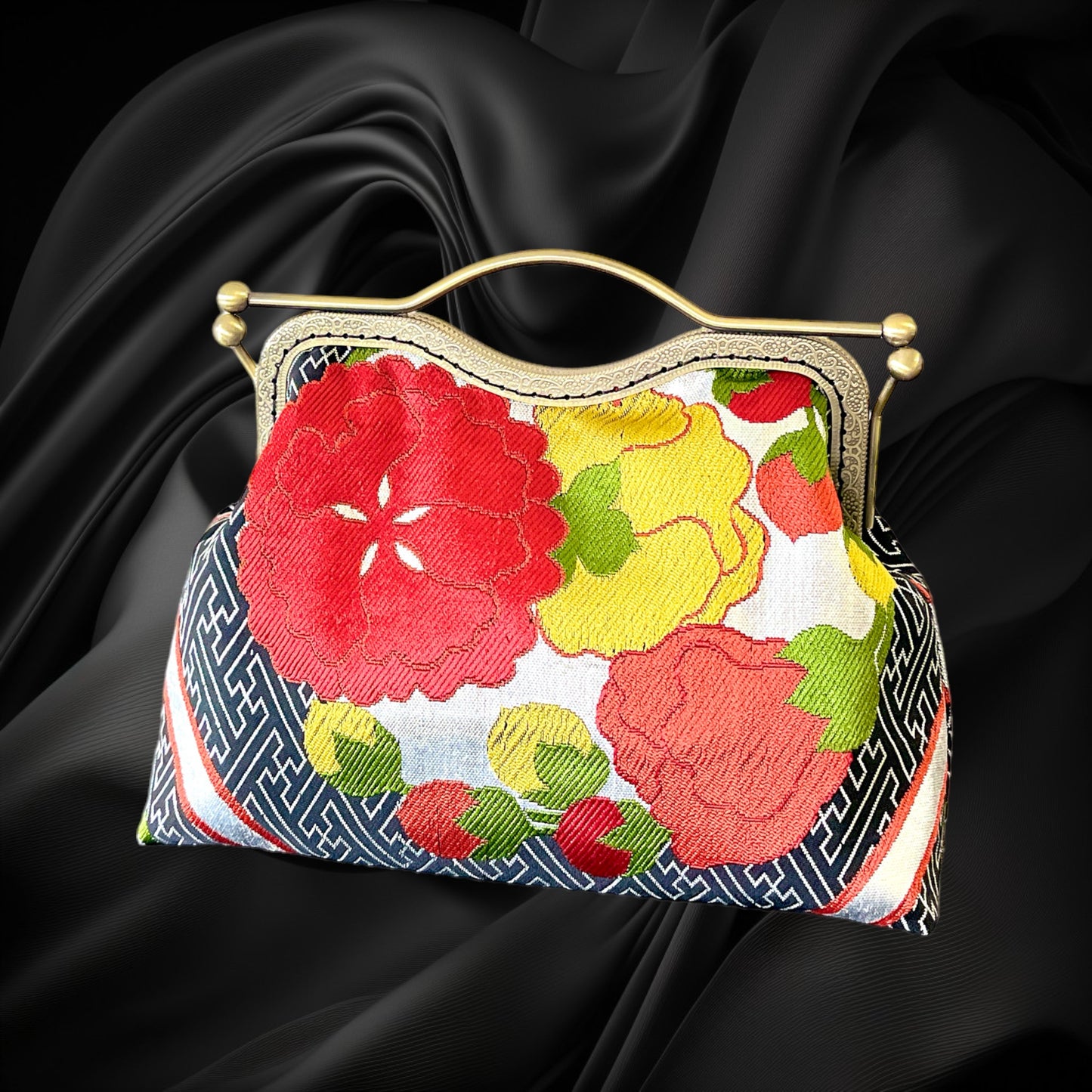 Kimono remake bag [No.610]