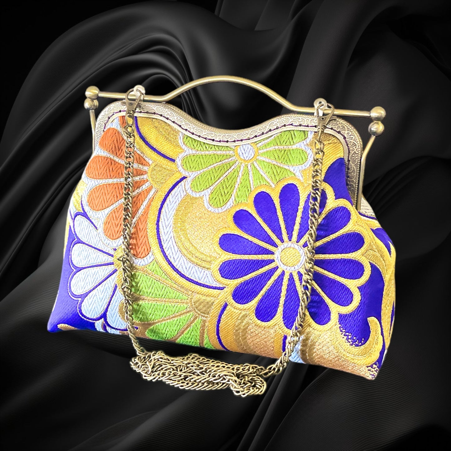 Kimono remake bag [No.639]