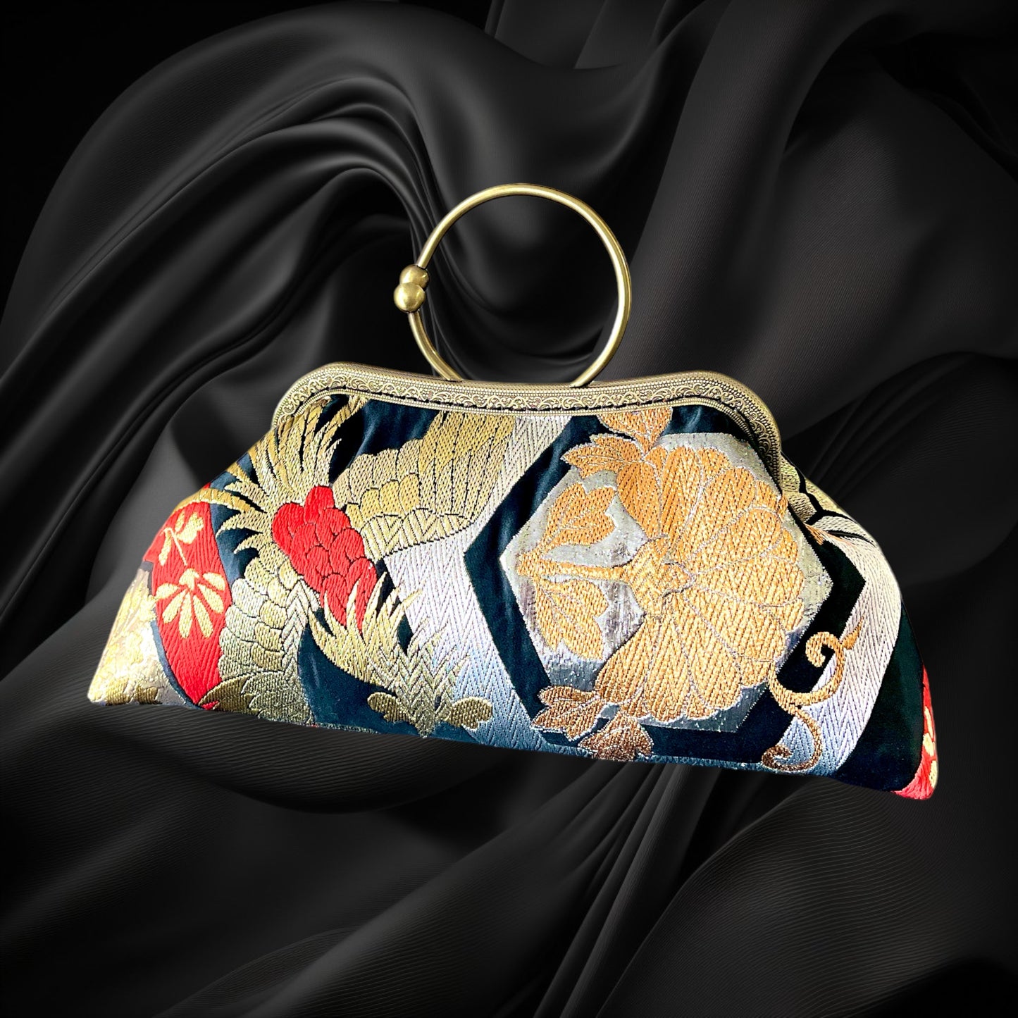 Kimono remake bag [No.655]