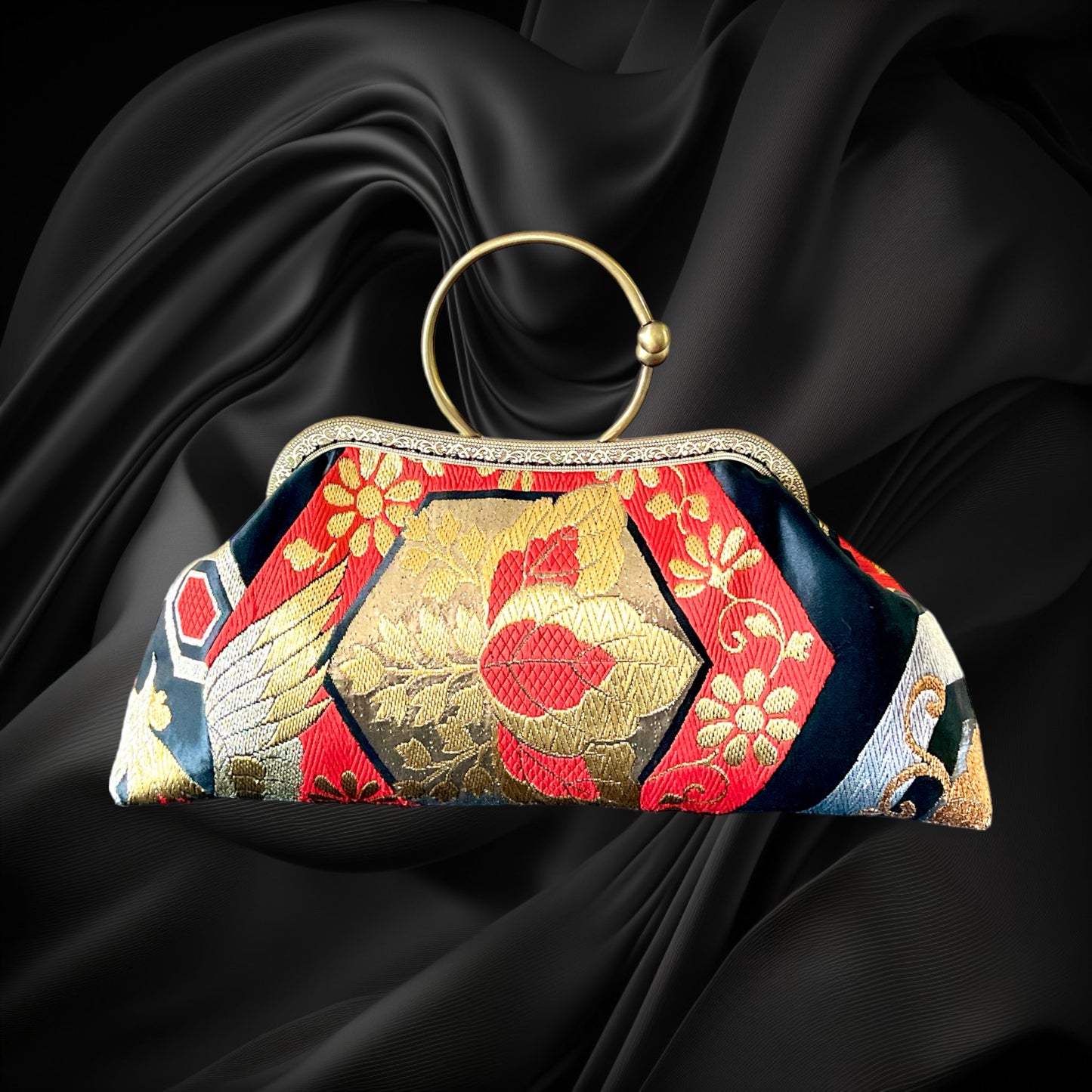 Kimono remake bag [No.655]