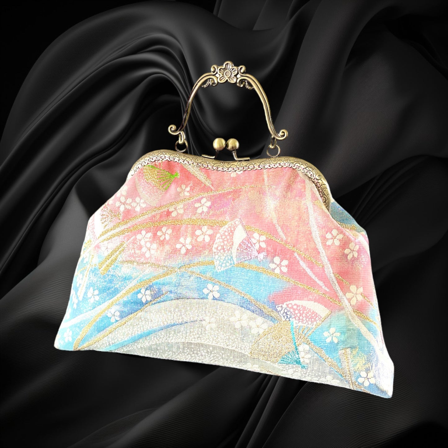 Kimono remake bag [No.665]