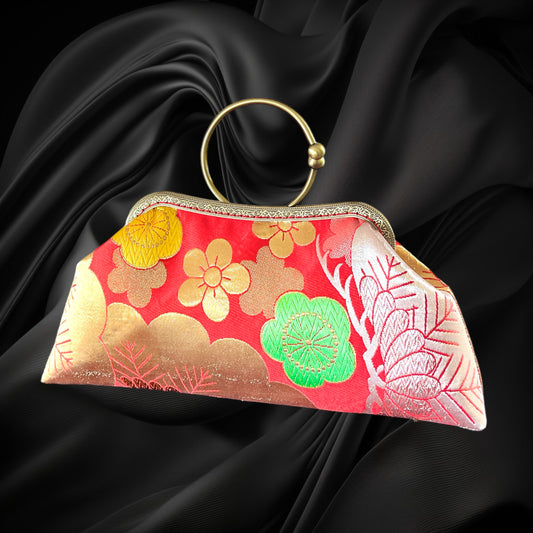 Kimono remake bag [No.703]