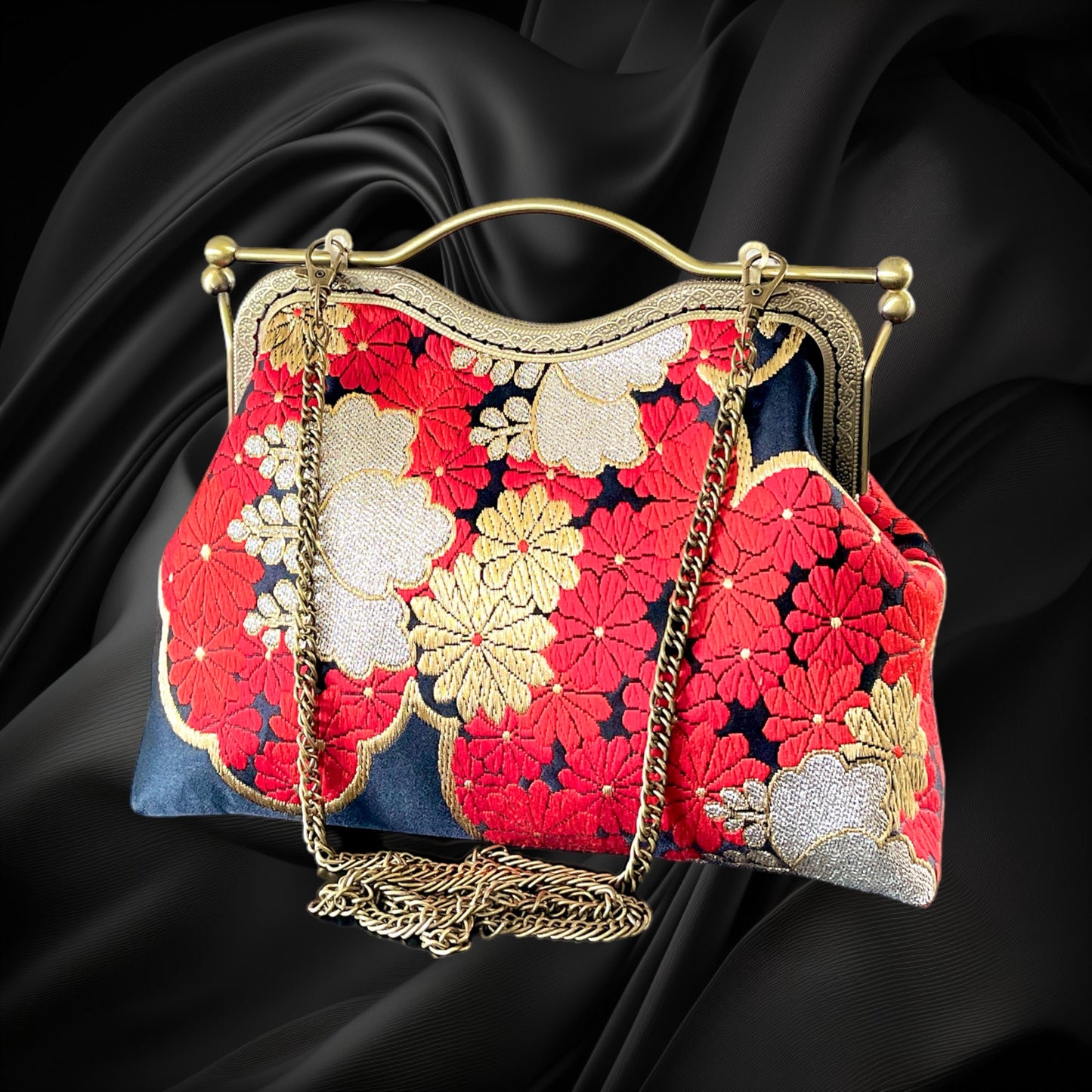 Kimono remake bag [No.707]