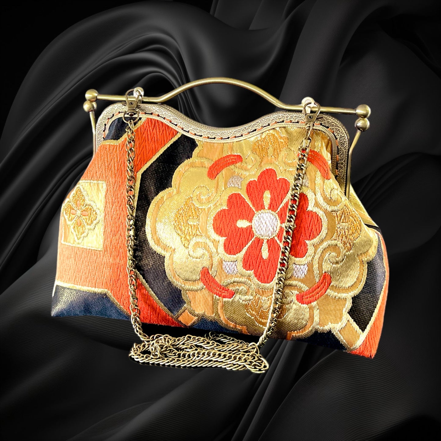 Kimono remake bag [No.706]