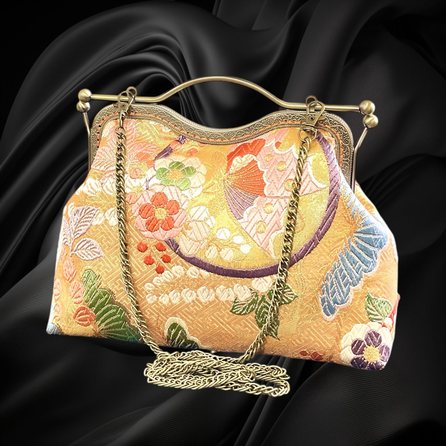 Kimono remake bag [No.941]