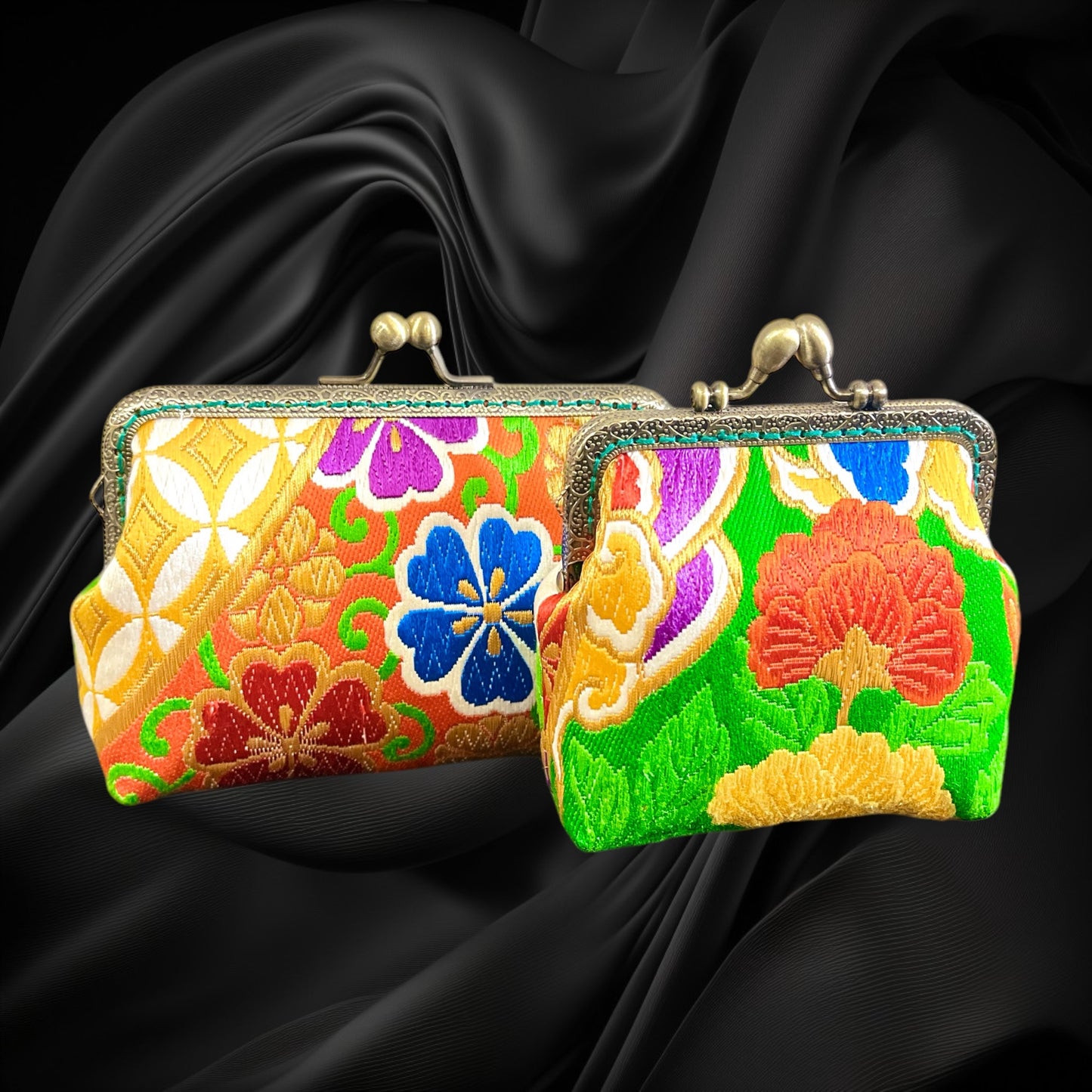 Kimono Remake Pouch [No.299]