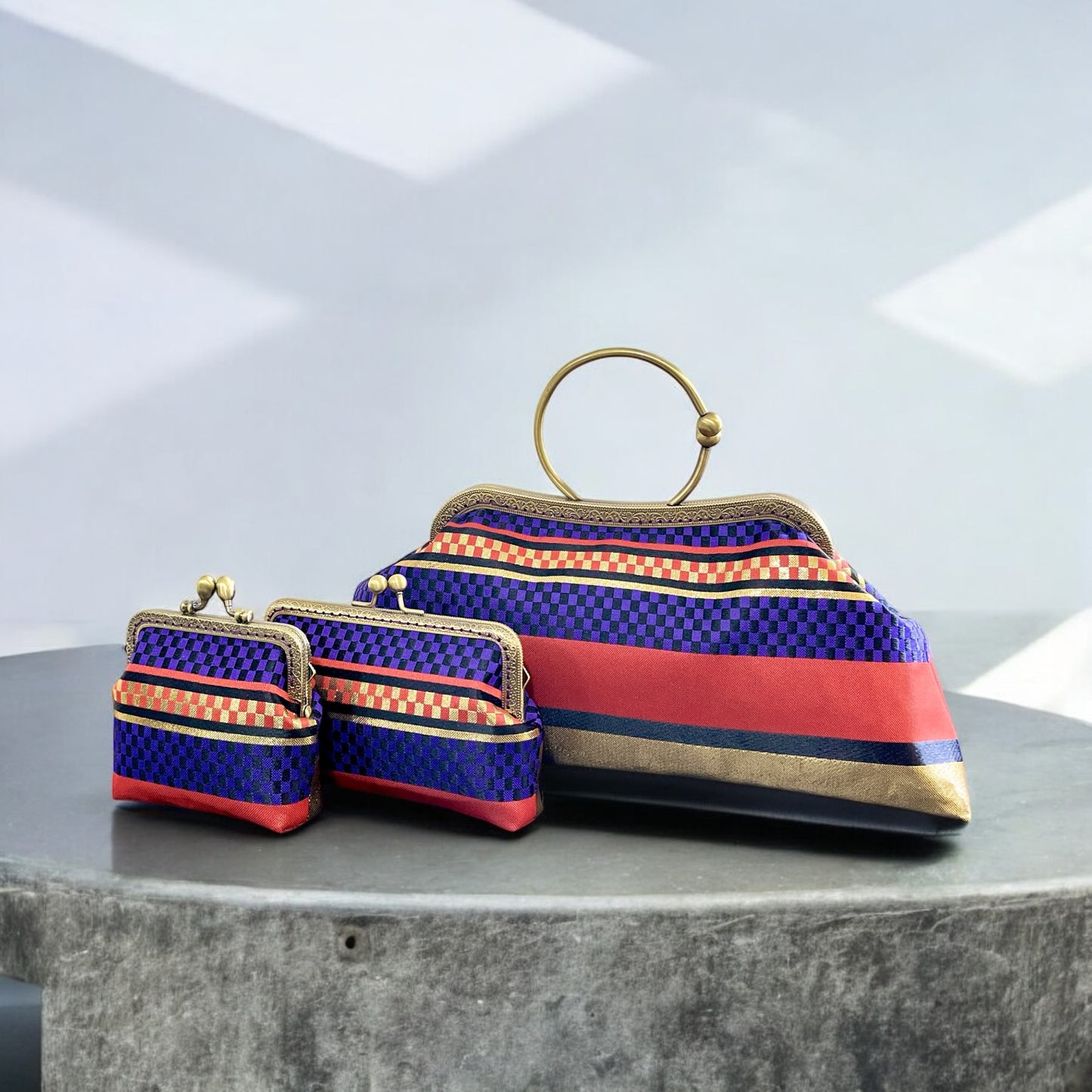 Kimono remake bag [No.960]