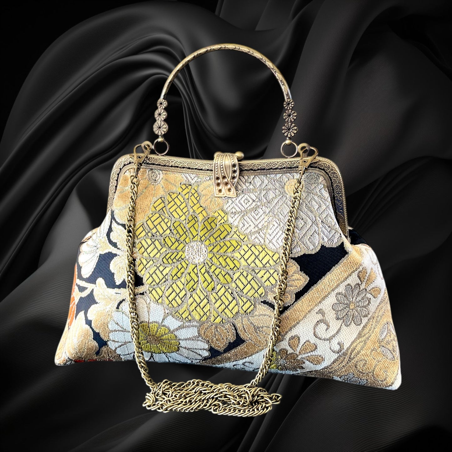 Kimono remake bag [No.965]