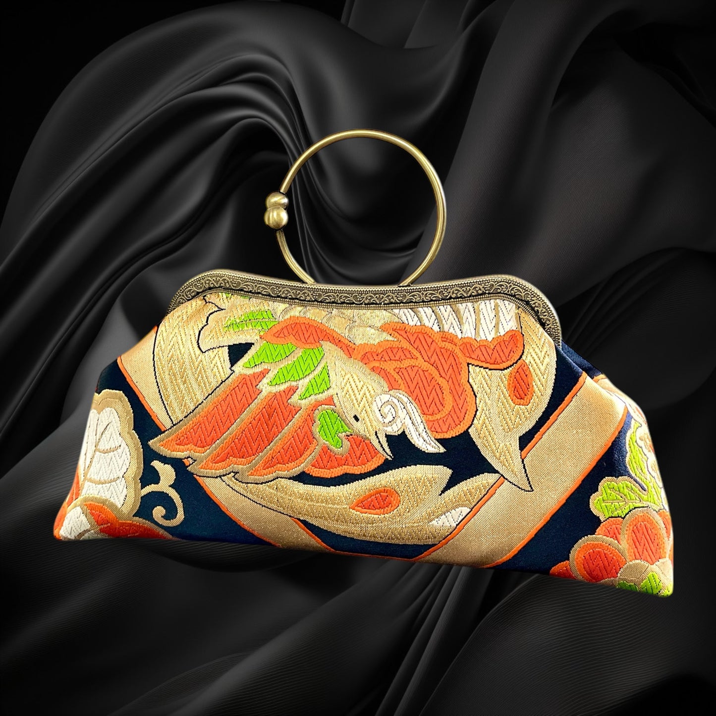 Kimono remake bag [No.1003]