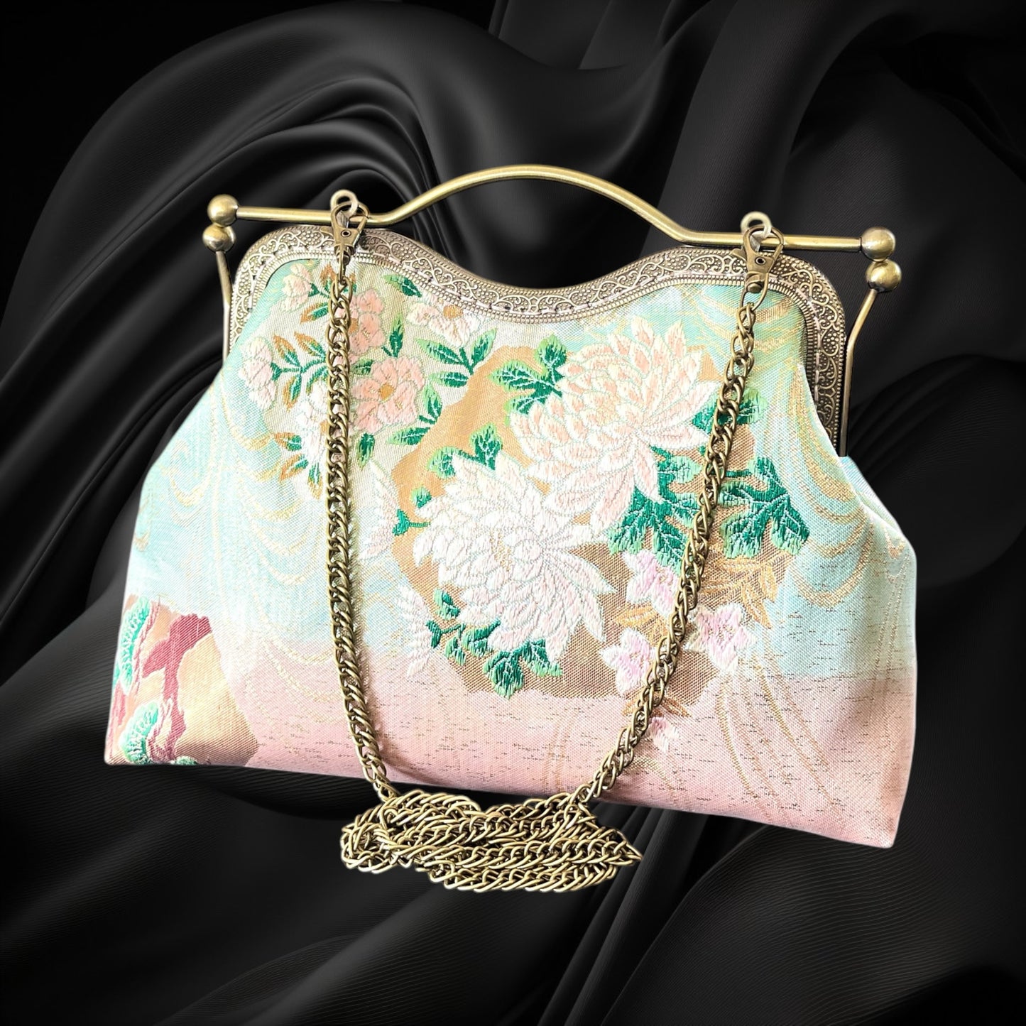 Kimono remake bag [No.1009]