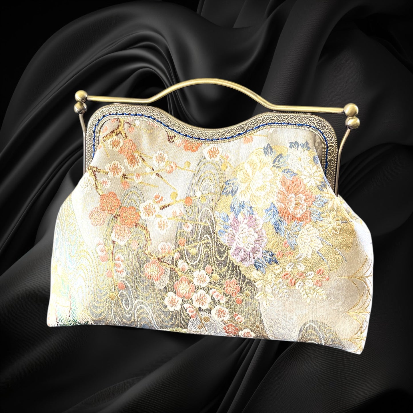 Kimono remake bag [No.1008]