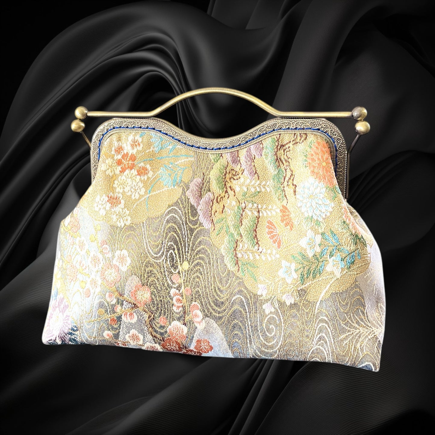 Kimono remake bag [No.1008]