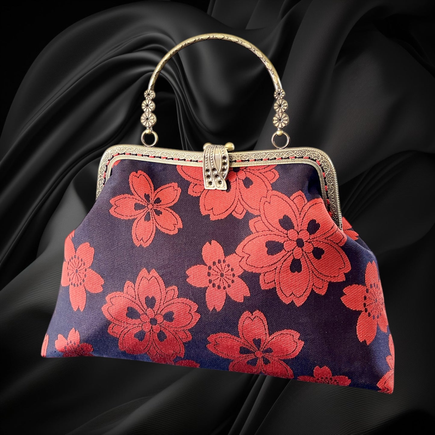 Kimono remake bag [No.1029]