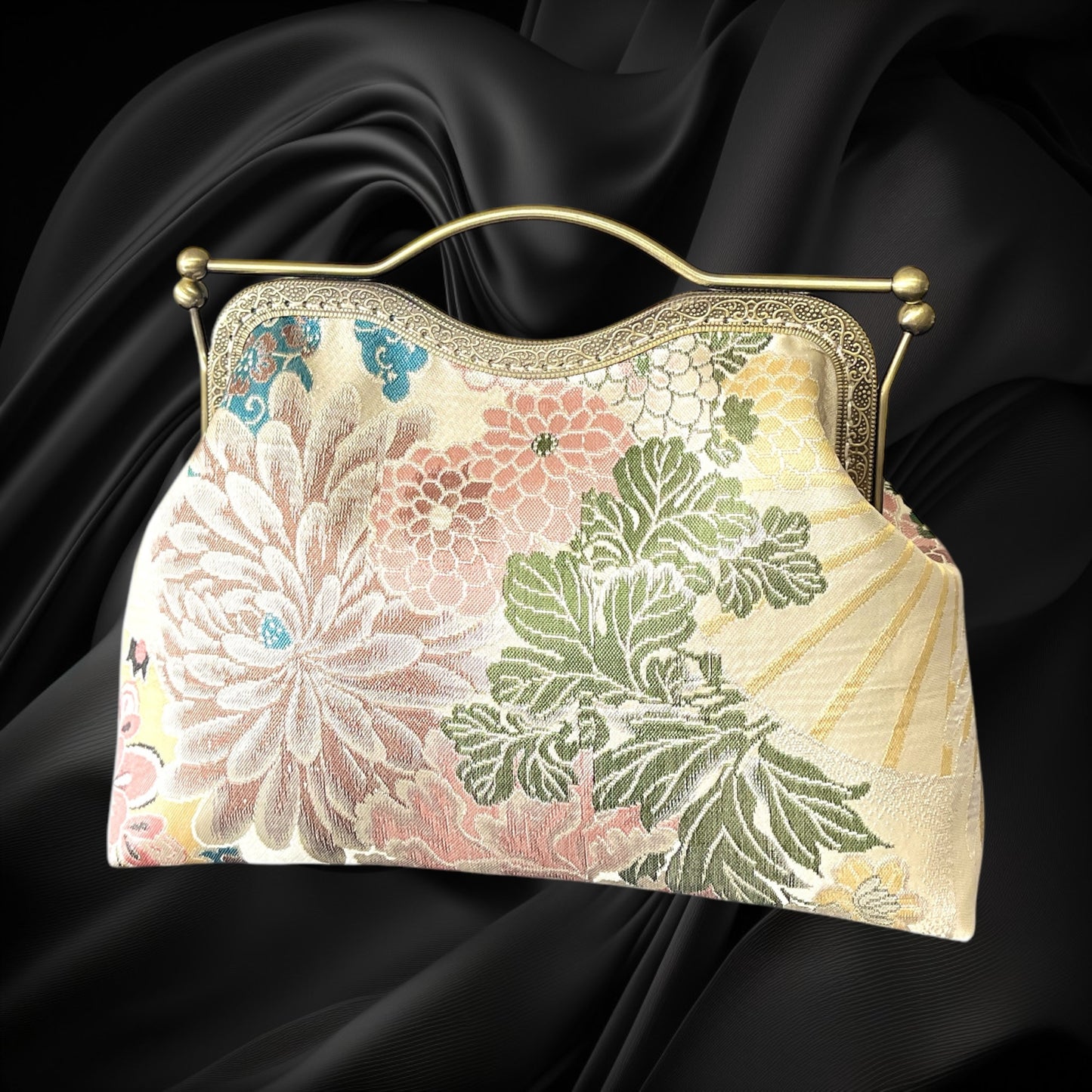 Kimono remake bag [No.1056]