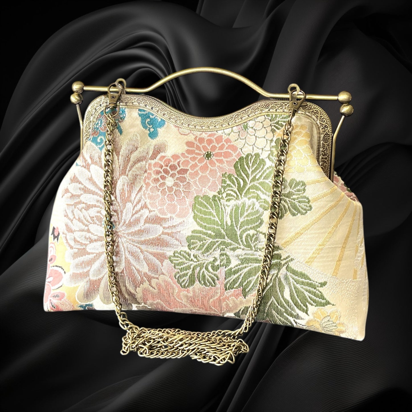 Kimono remake bag [No.1056]