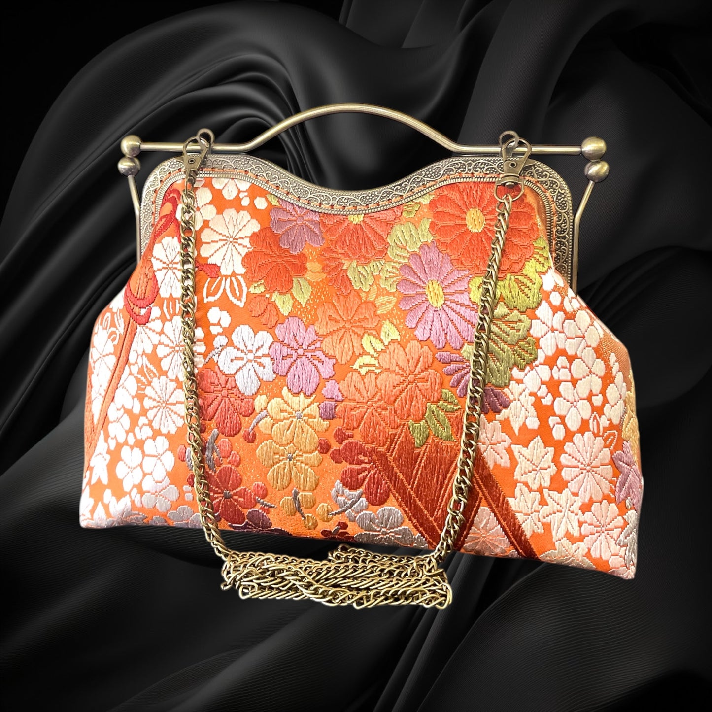 Kimono remake bag [No.1092]