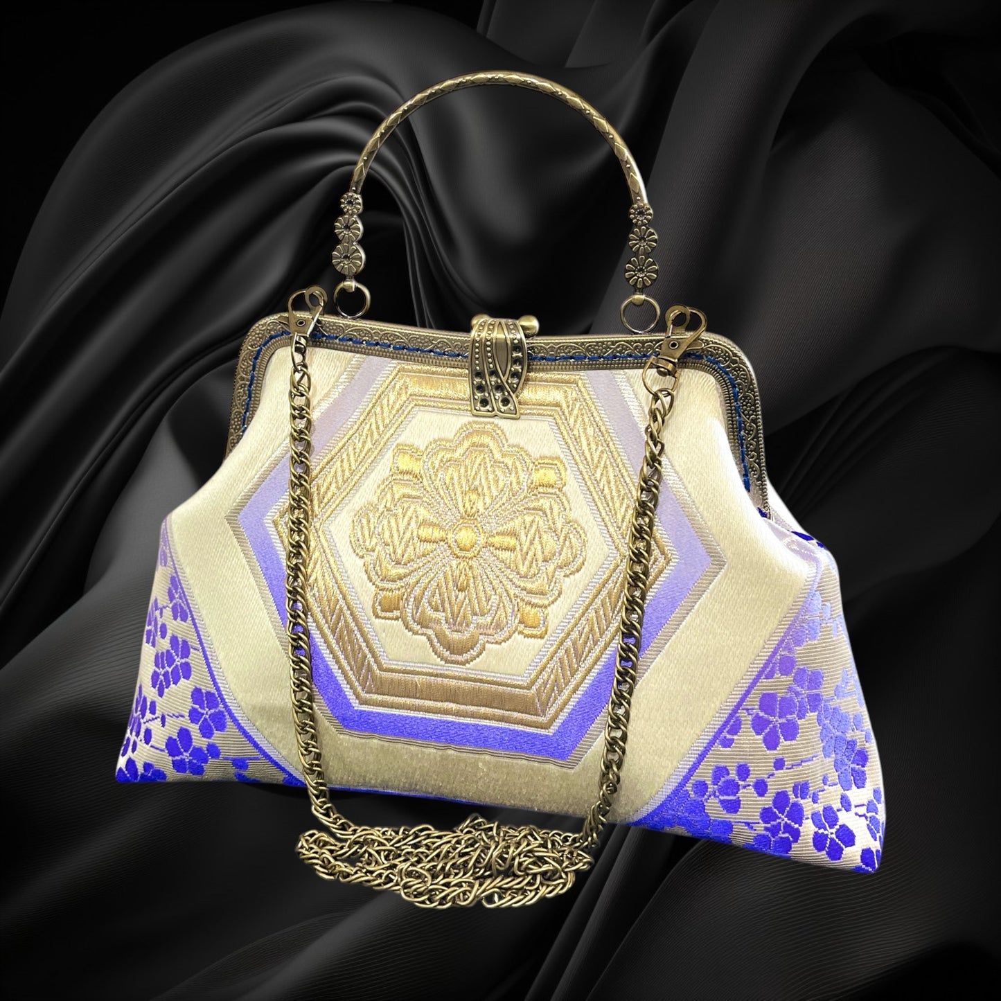 Kimono remake bag [No.1100]