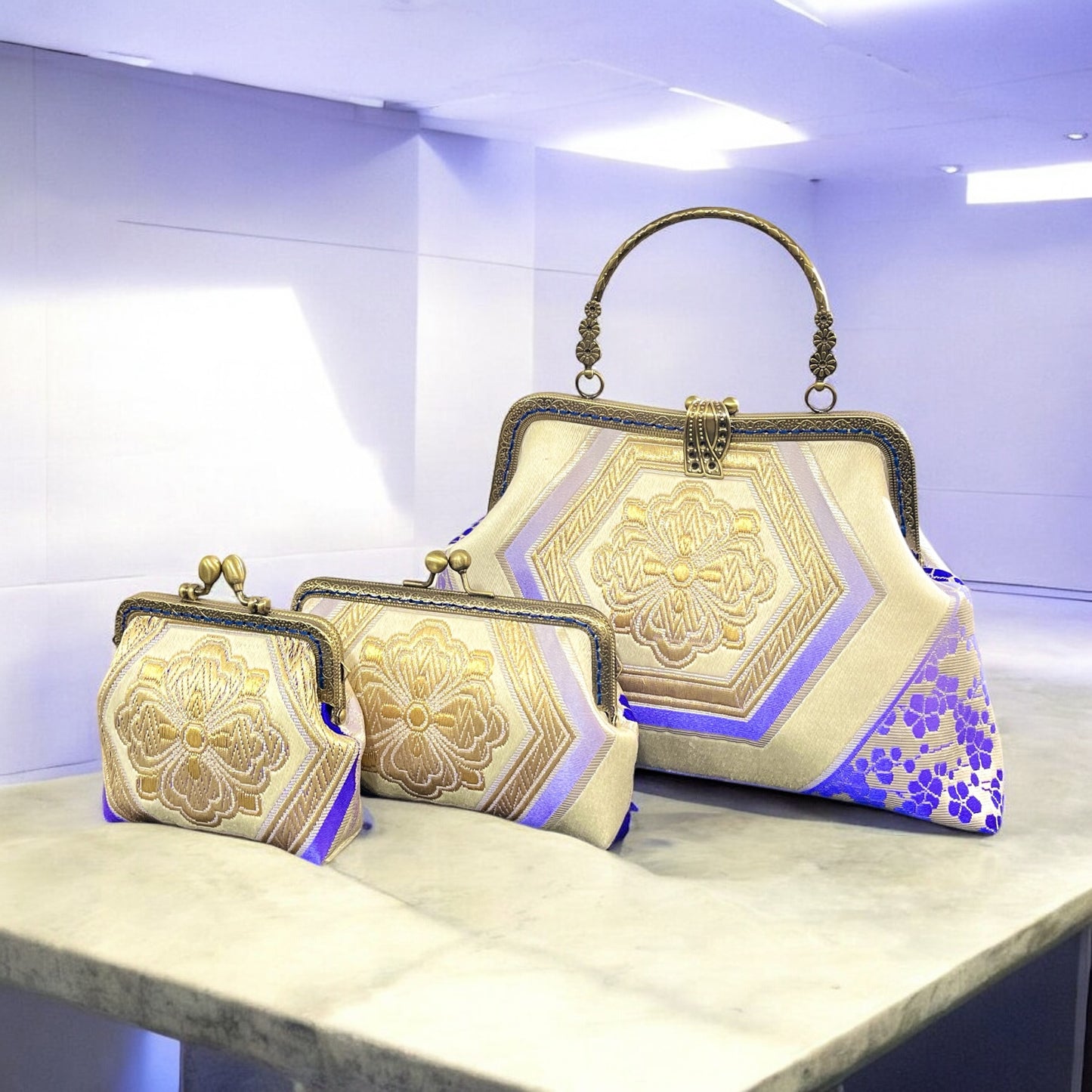 Kimono remake bag [No.1100]