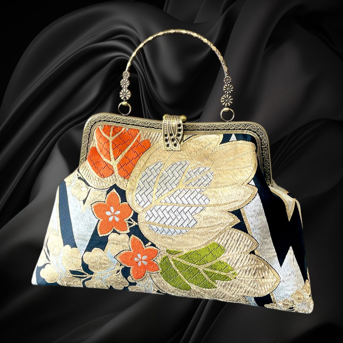 Kimono remake bag [No.1173]