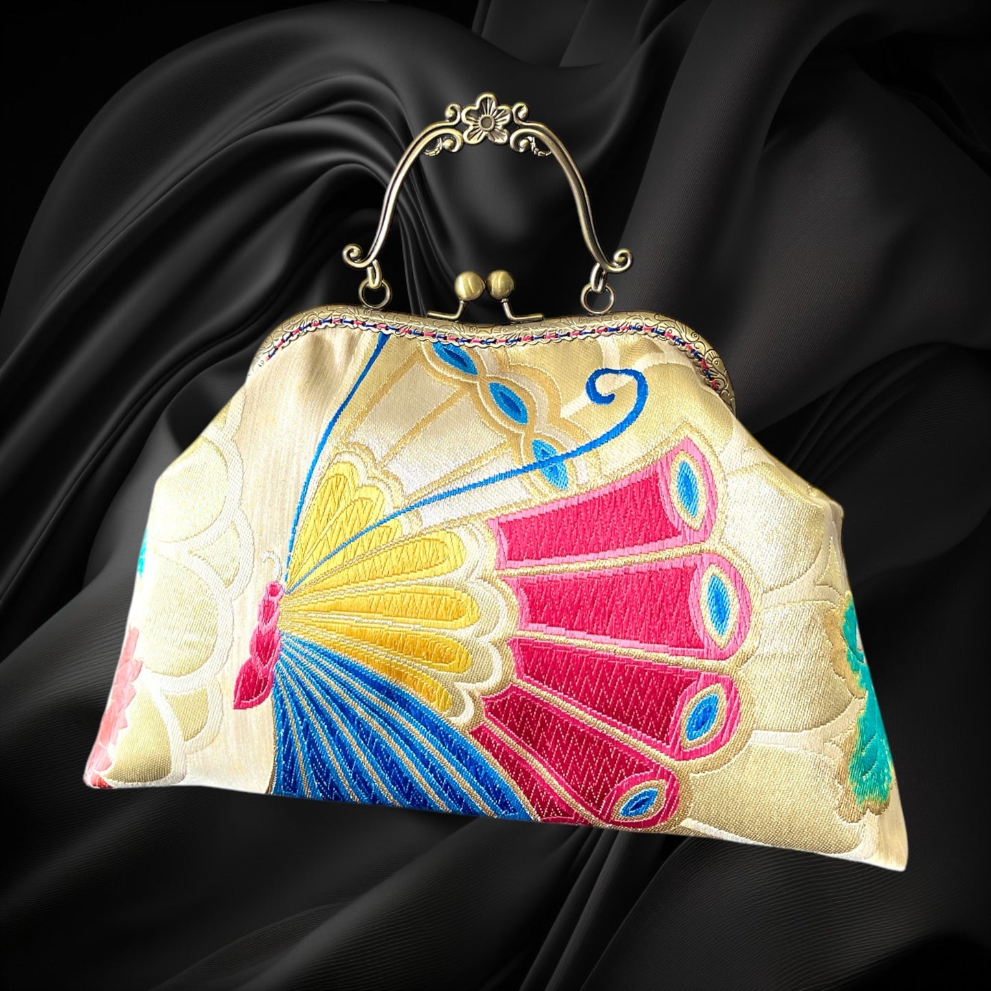 Kimono remake bag [No.1181]