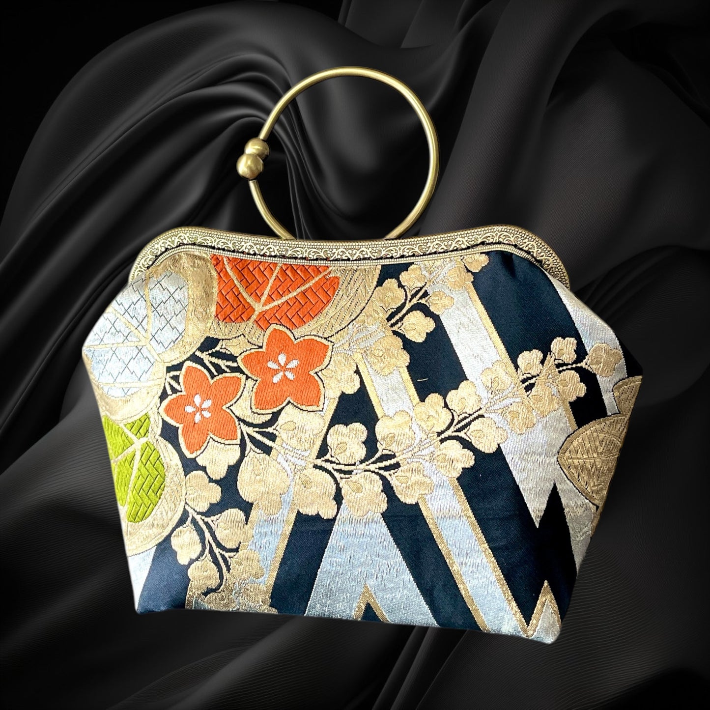 Kimono remake bag [No.1175]