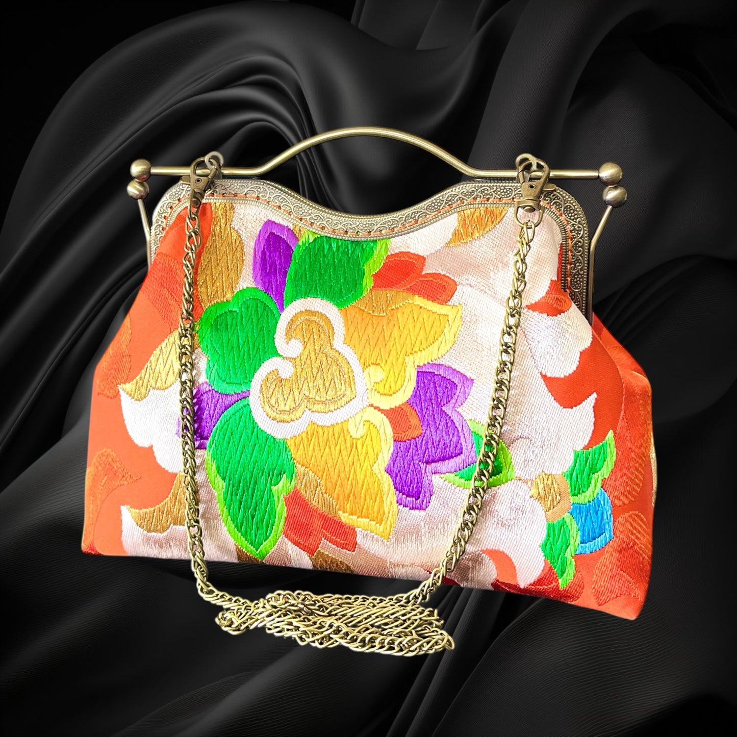 Kimono remake bag [No.1180]