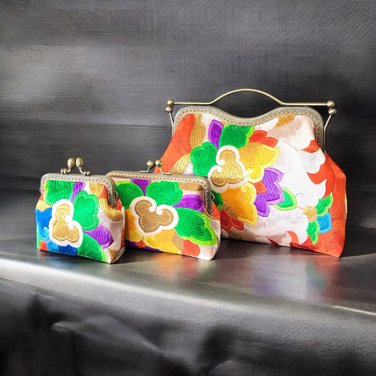 Kimono remake bag [No.1180]