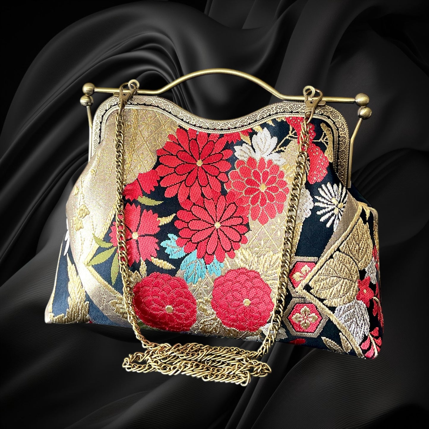 Kimono remake bag [No.1178]