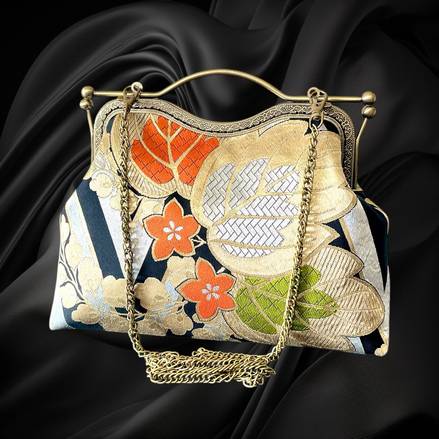 Kimono remake bag [No.1179]