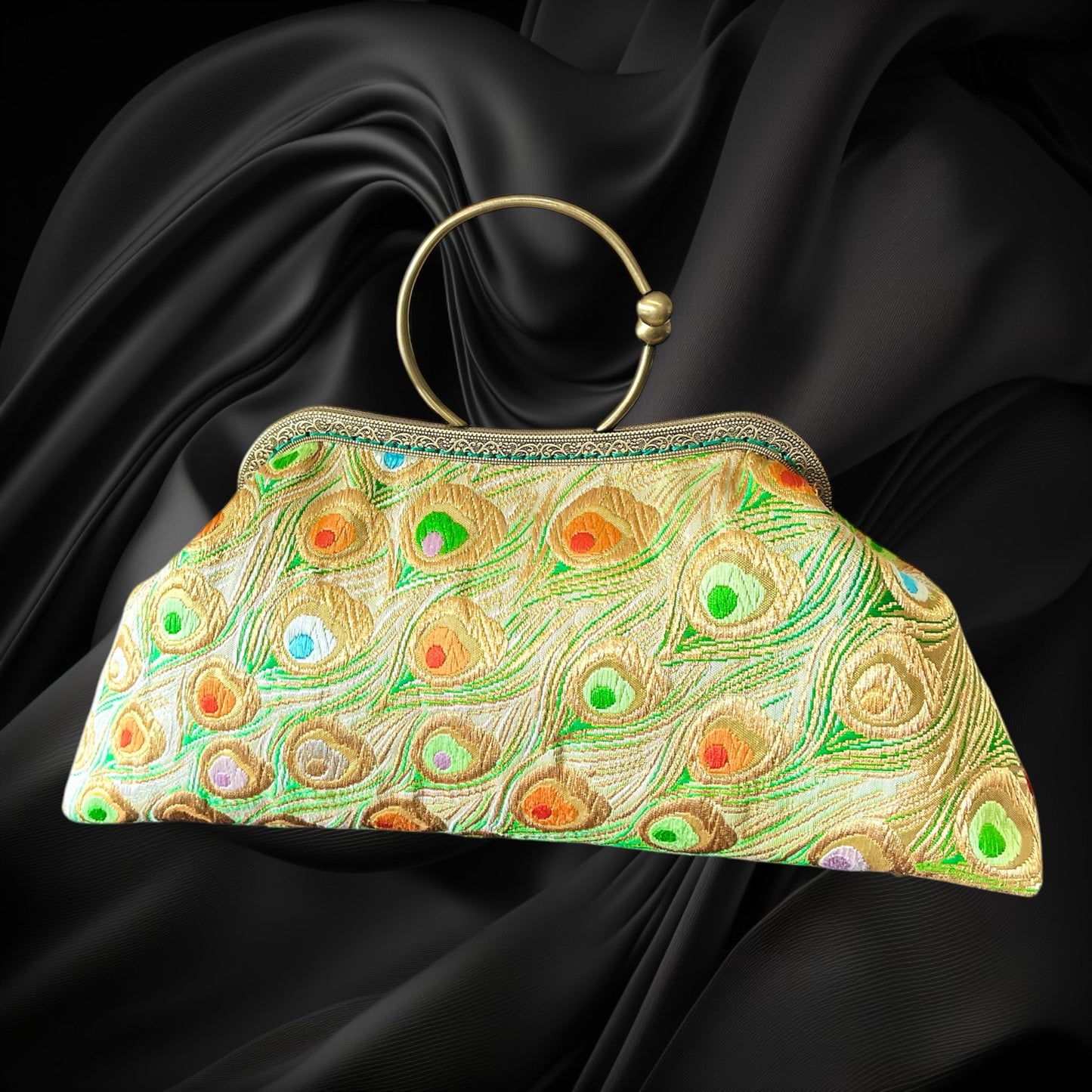 Kimono remake bag [No.1186]