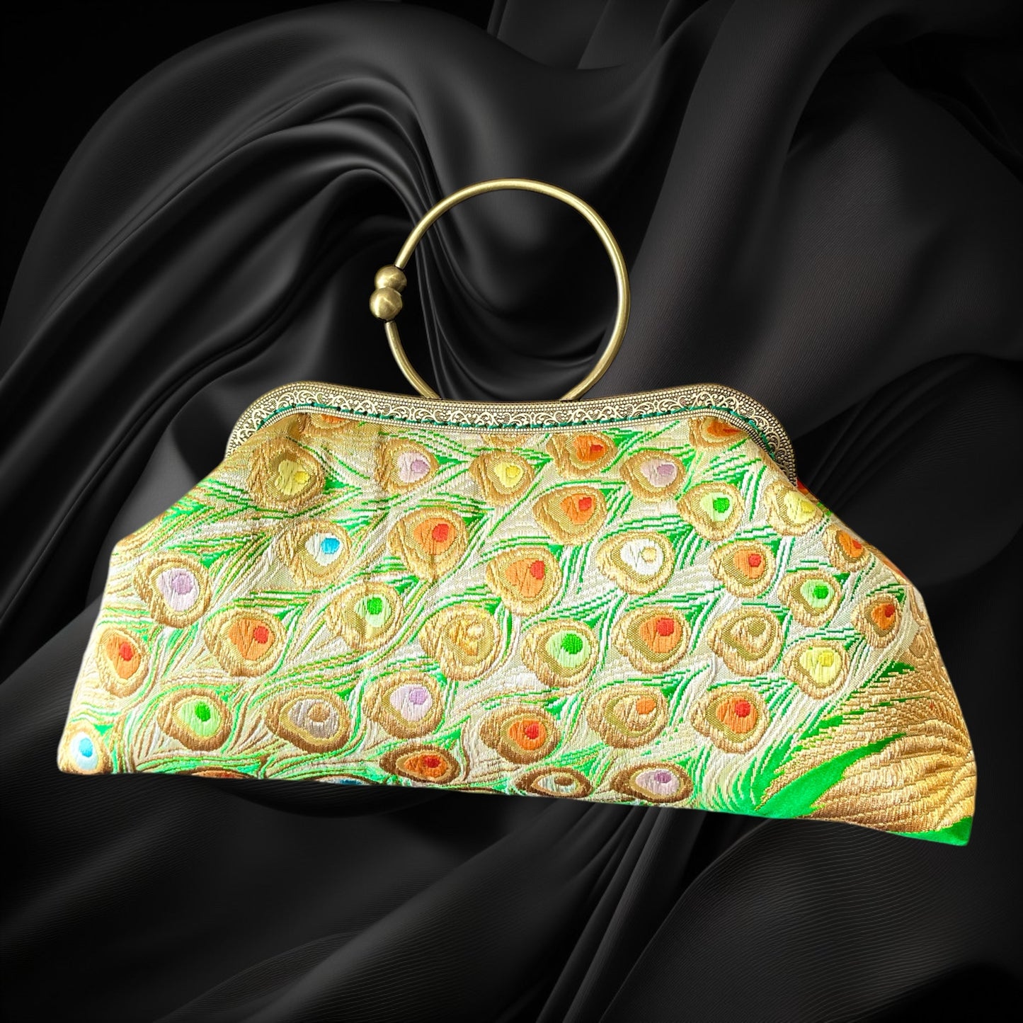 Kimono remake bag [No.1186]