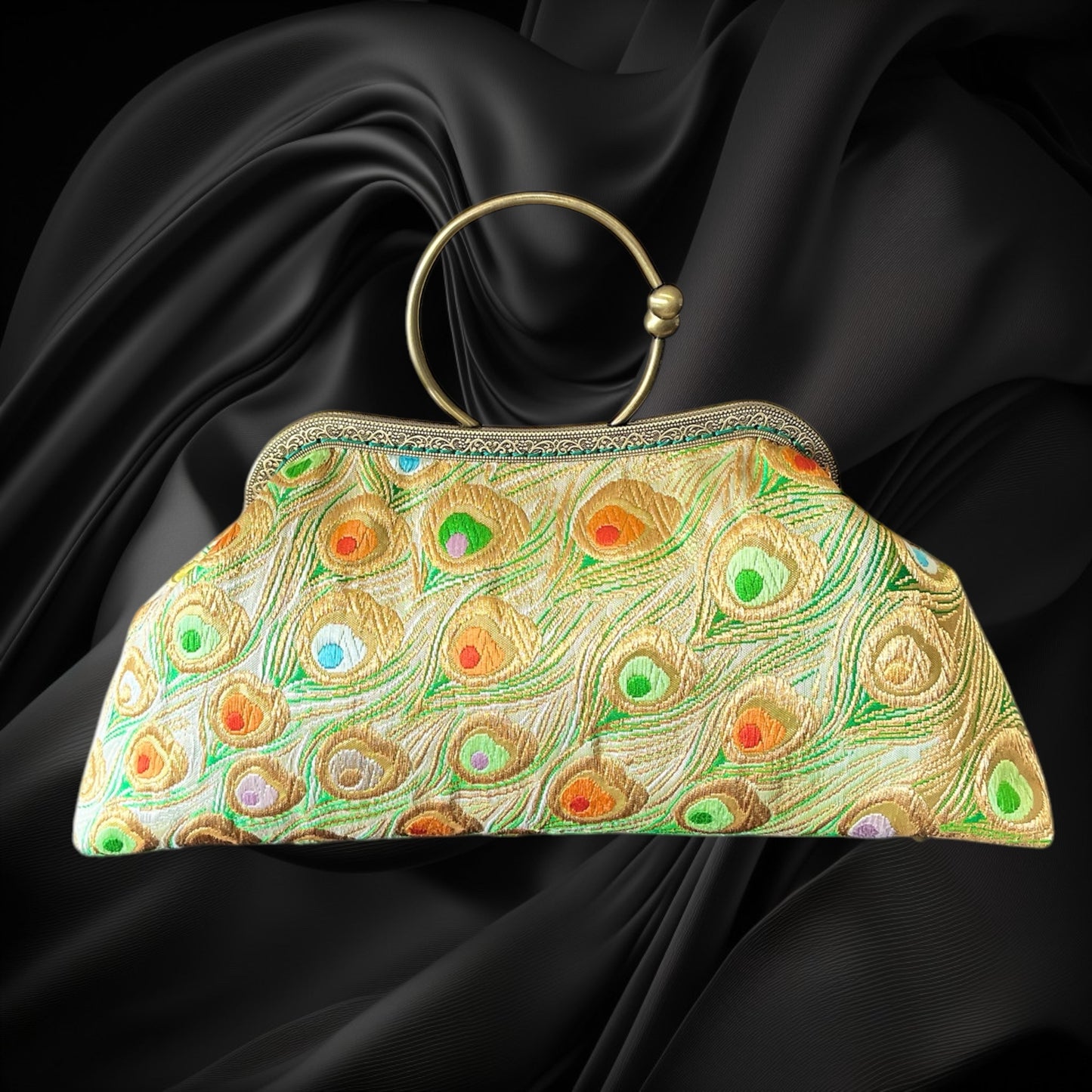 Kimono remake bag [No.1186]