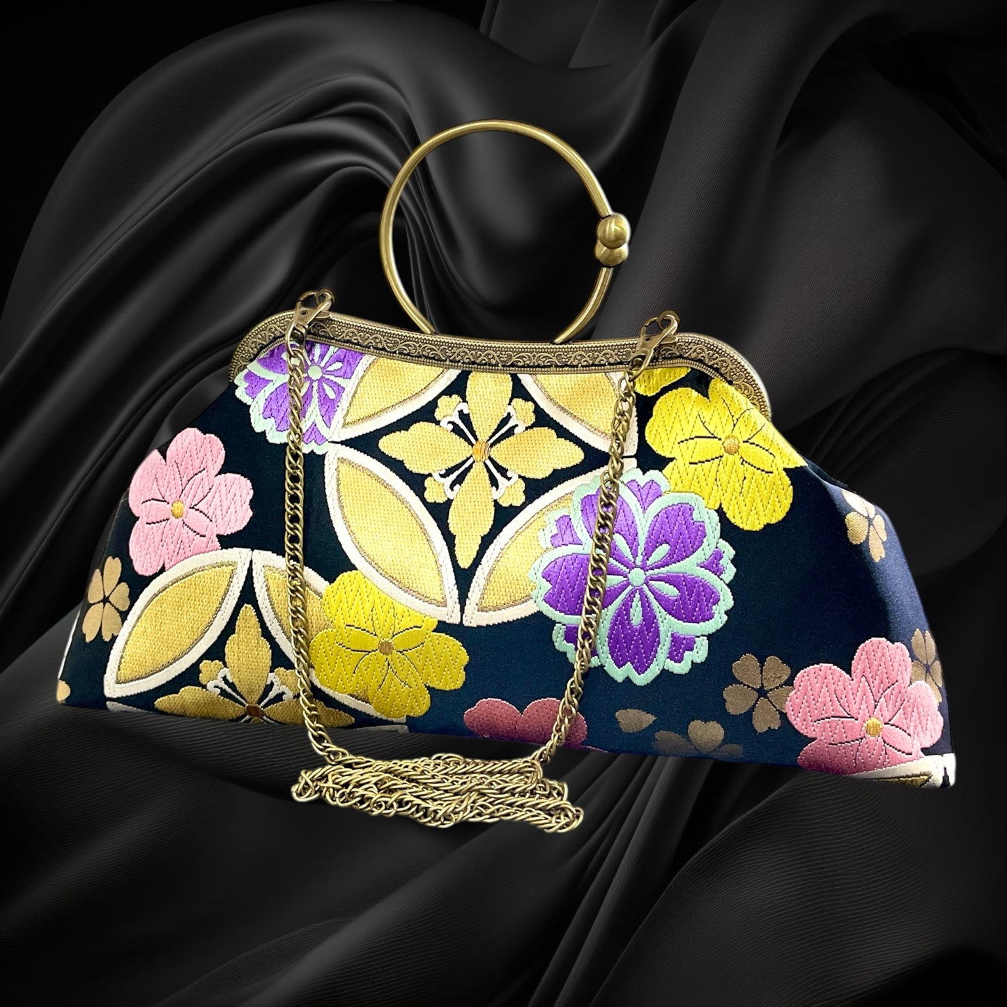 Kimono remake bag [No.1209]