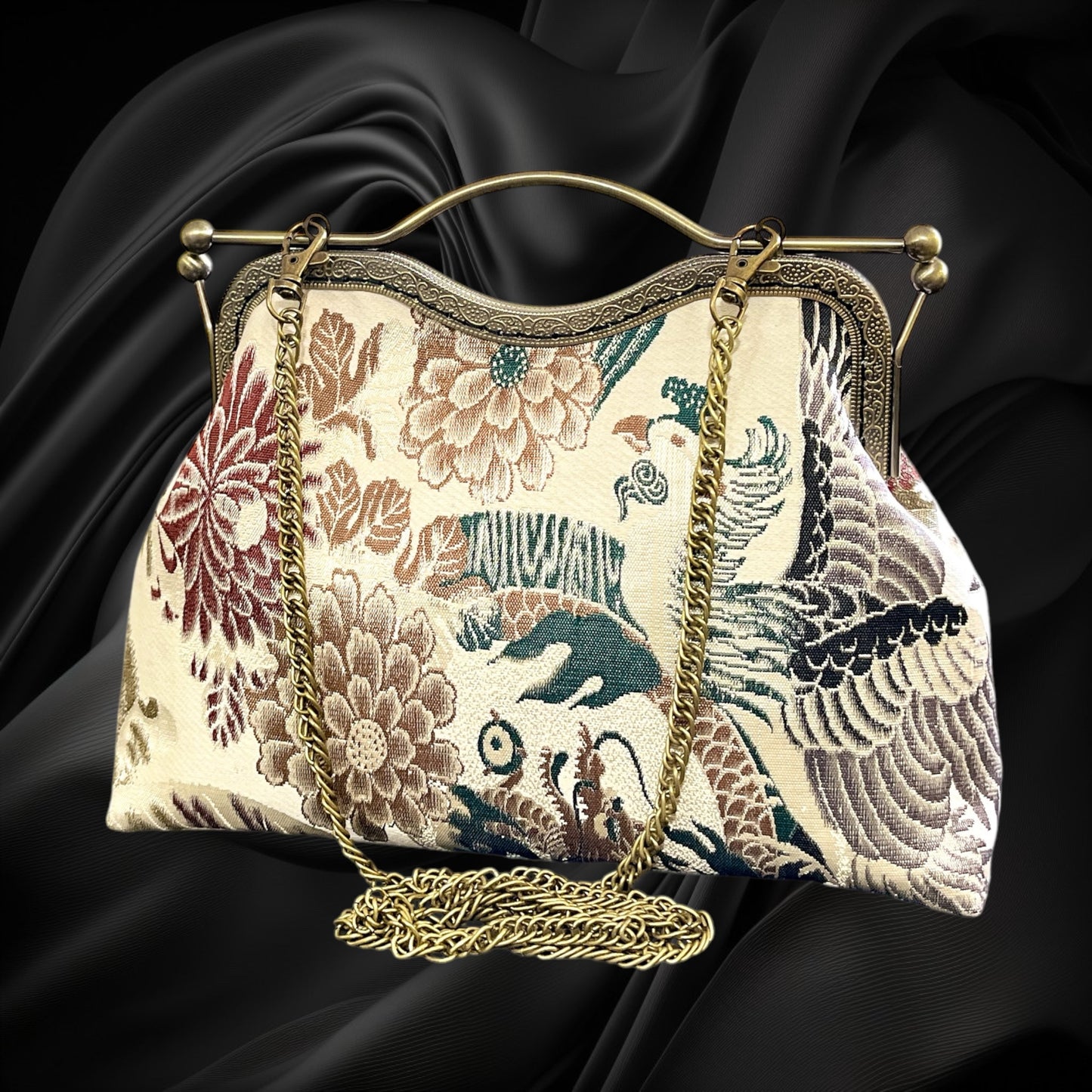 Kimono remake bag [No.1205]