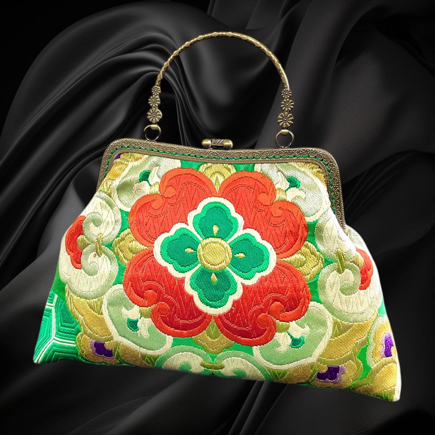 Kimono remake bag [No.1204]