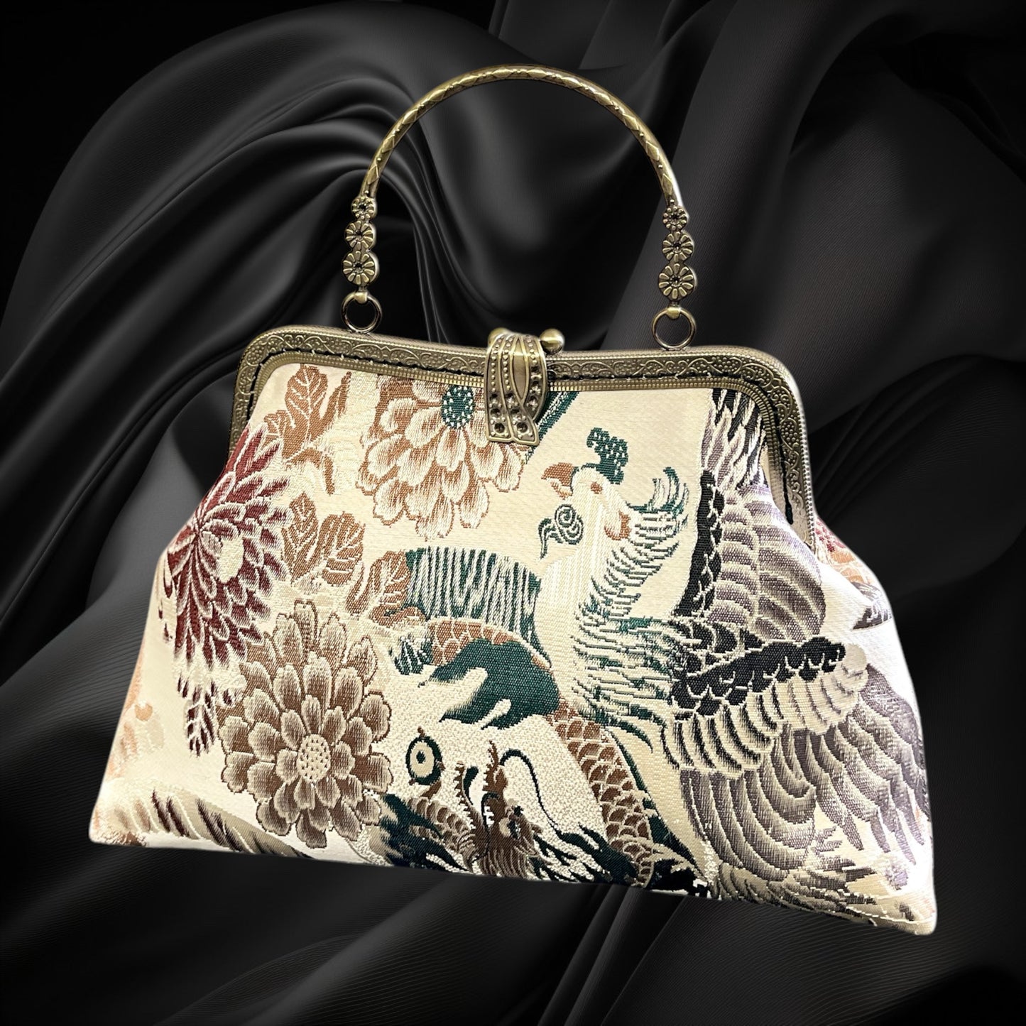 Kimono remake bag [No.1203]