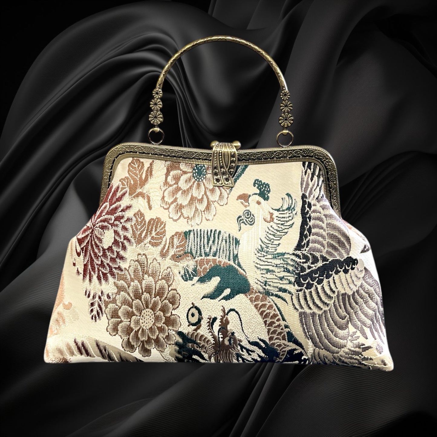 Kimono remake bag [No.1203]