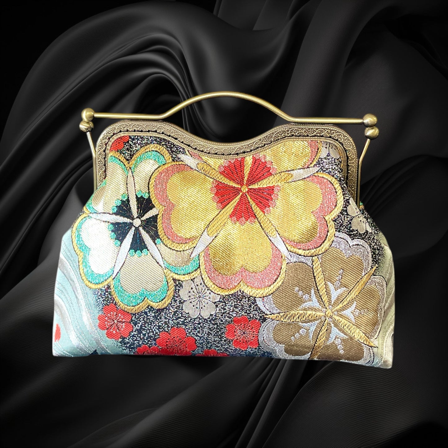 Kimono remake bag [No.1224]