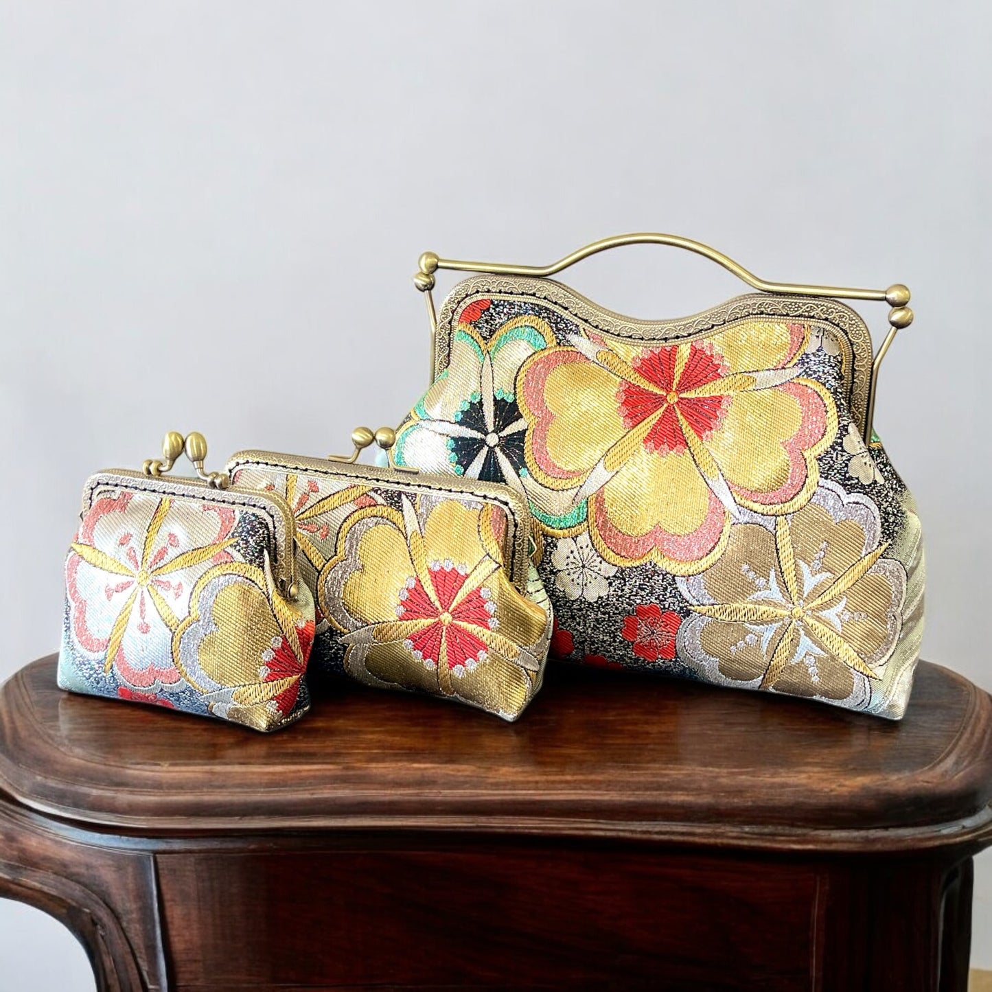 Kimono remake bag [No.1224]