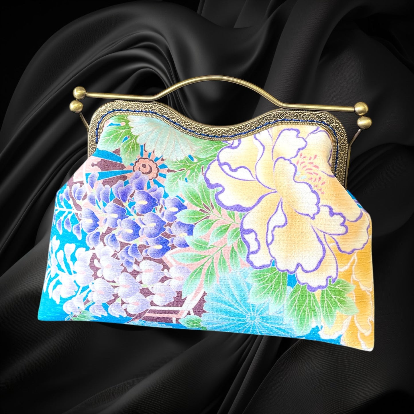 Kimono remake bag [No.1223]