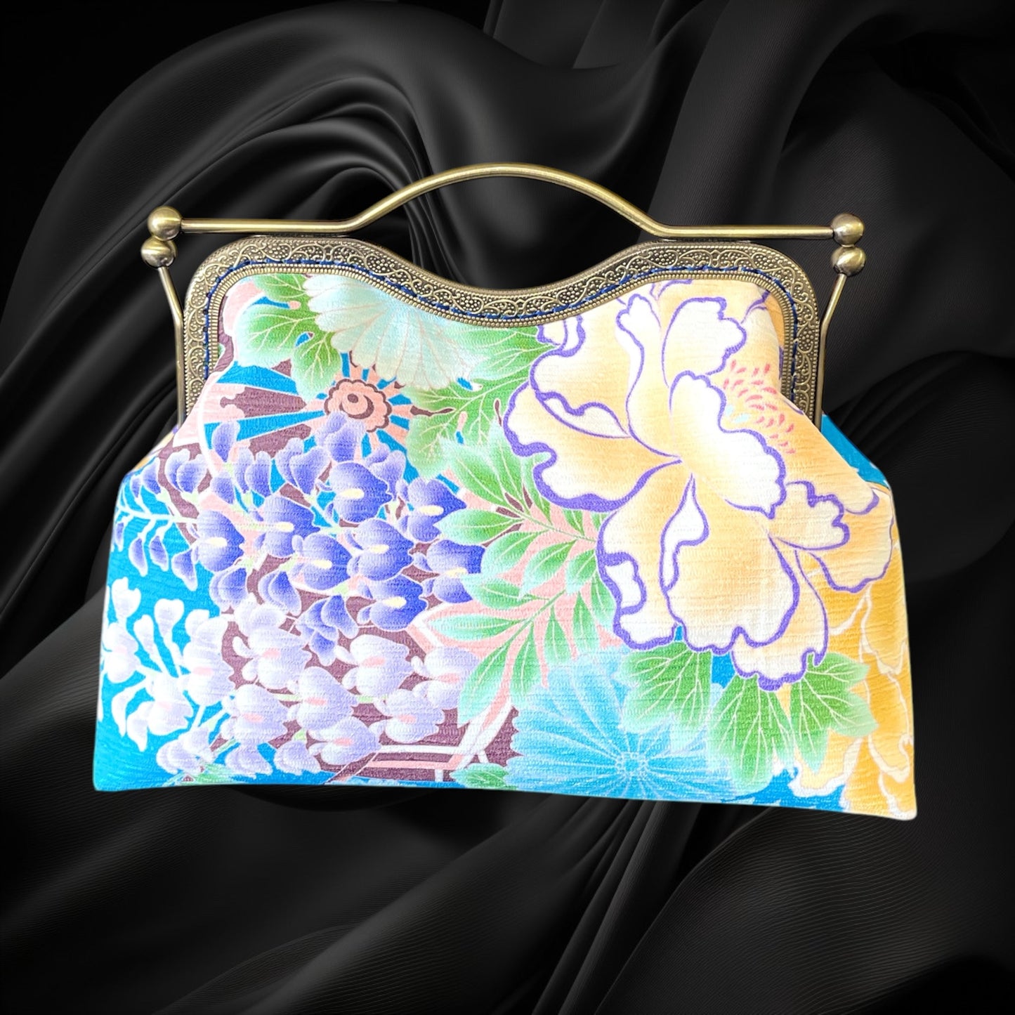 Kimono remake bag [No.1223]