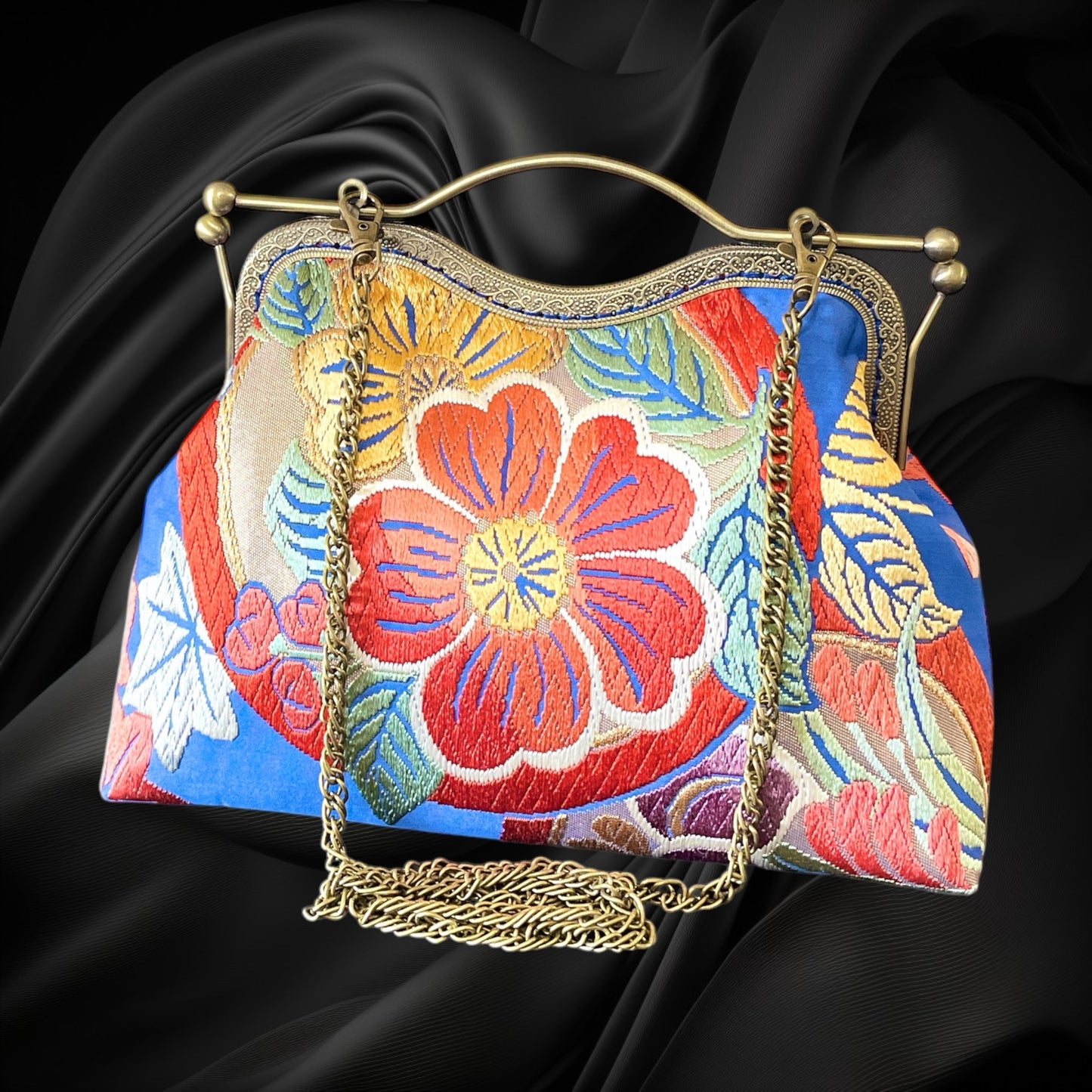 Kimono remake bag [No.1222]