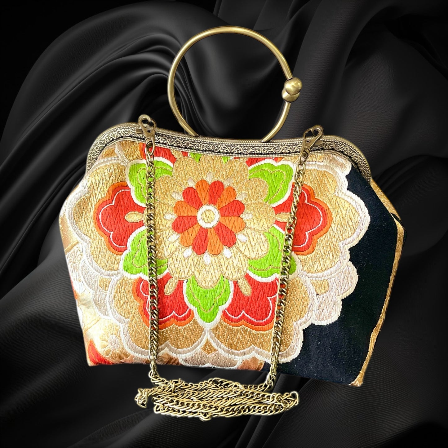 Kimono remake bag [No.1213]