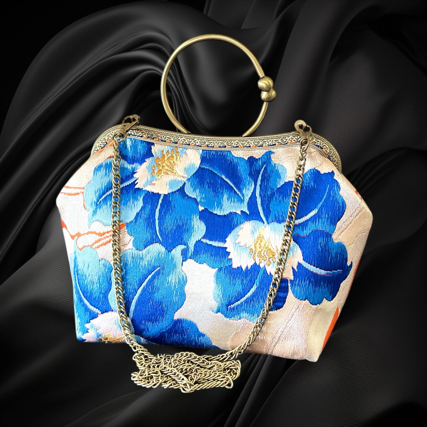 Kimono remake bag [No.1212]