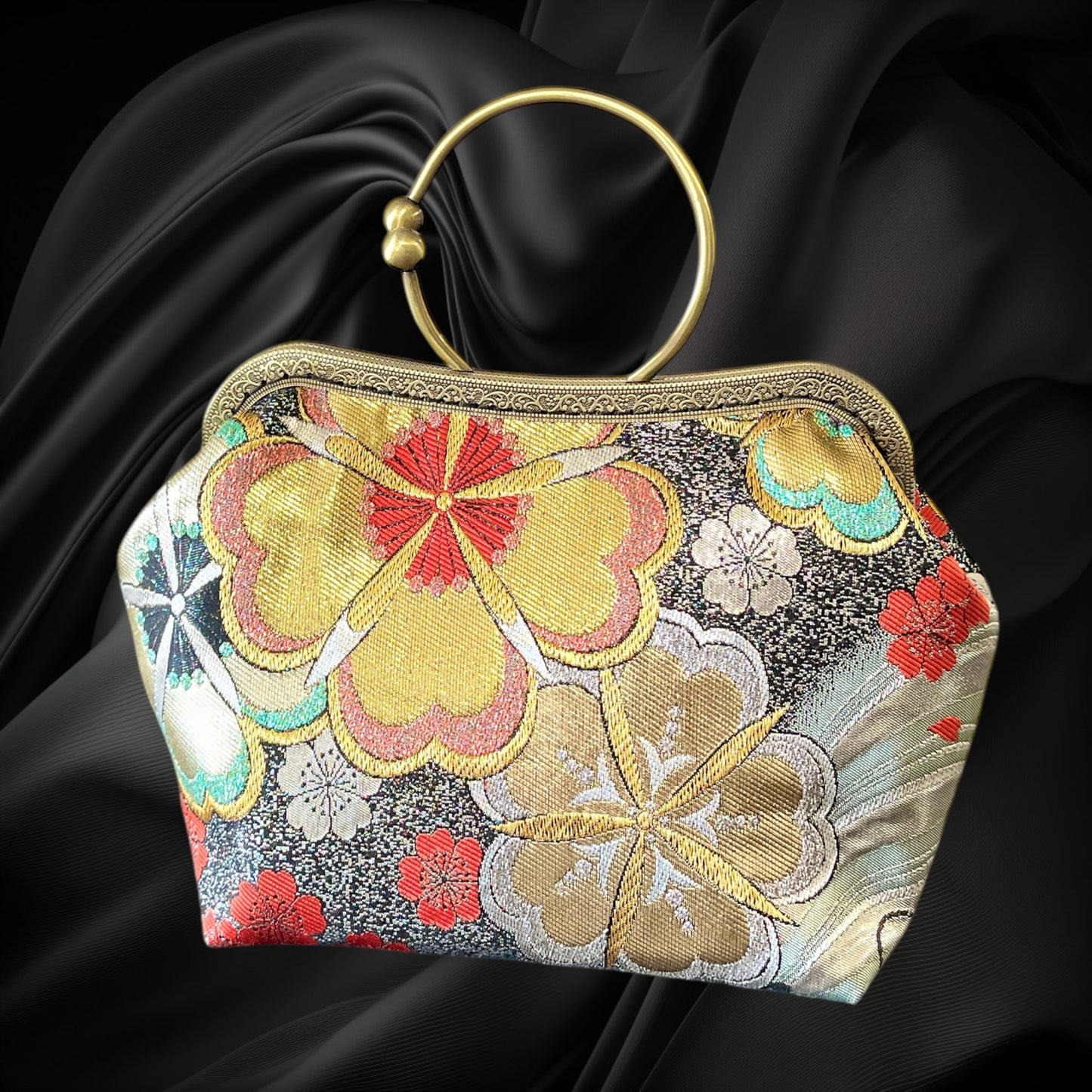 Kimono remake bag [No.1211]