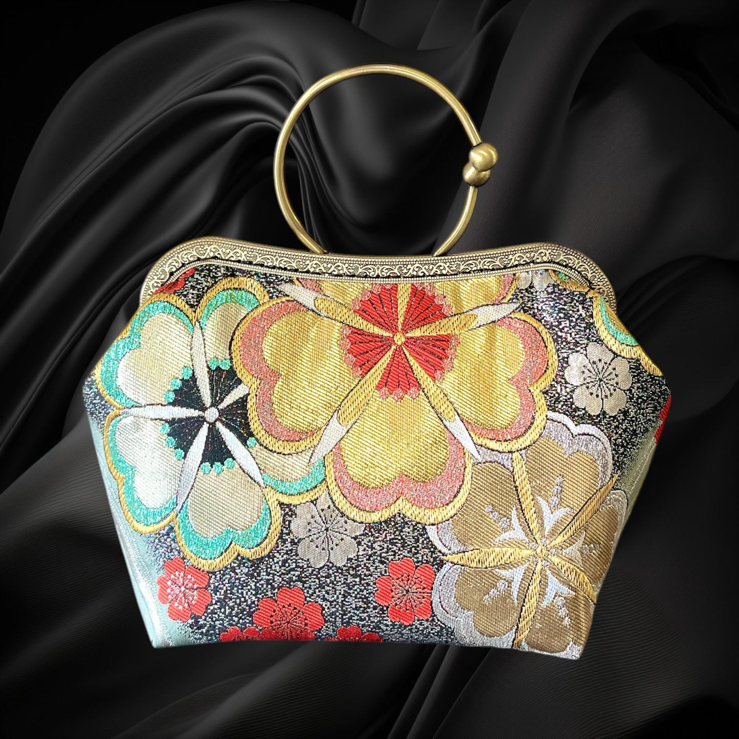 Kimono remake bag [No.1211]