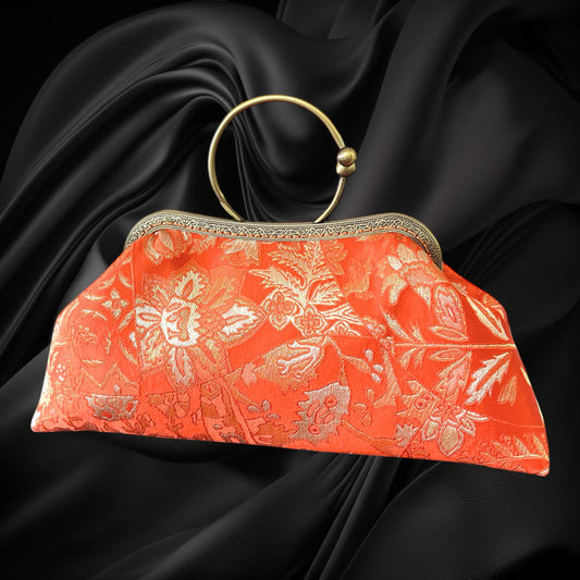 Kimono remake bag [No.1225]