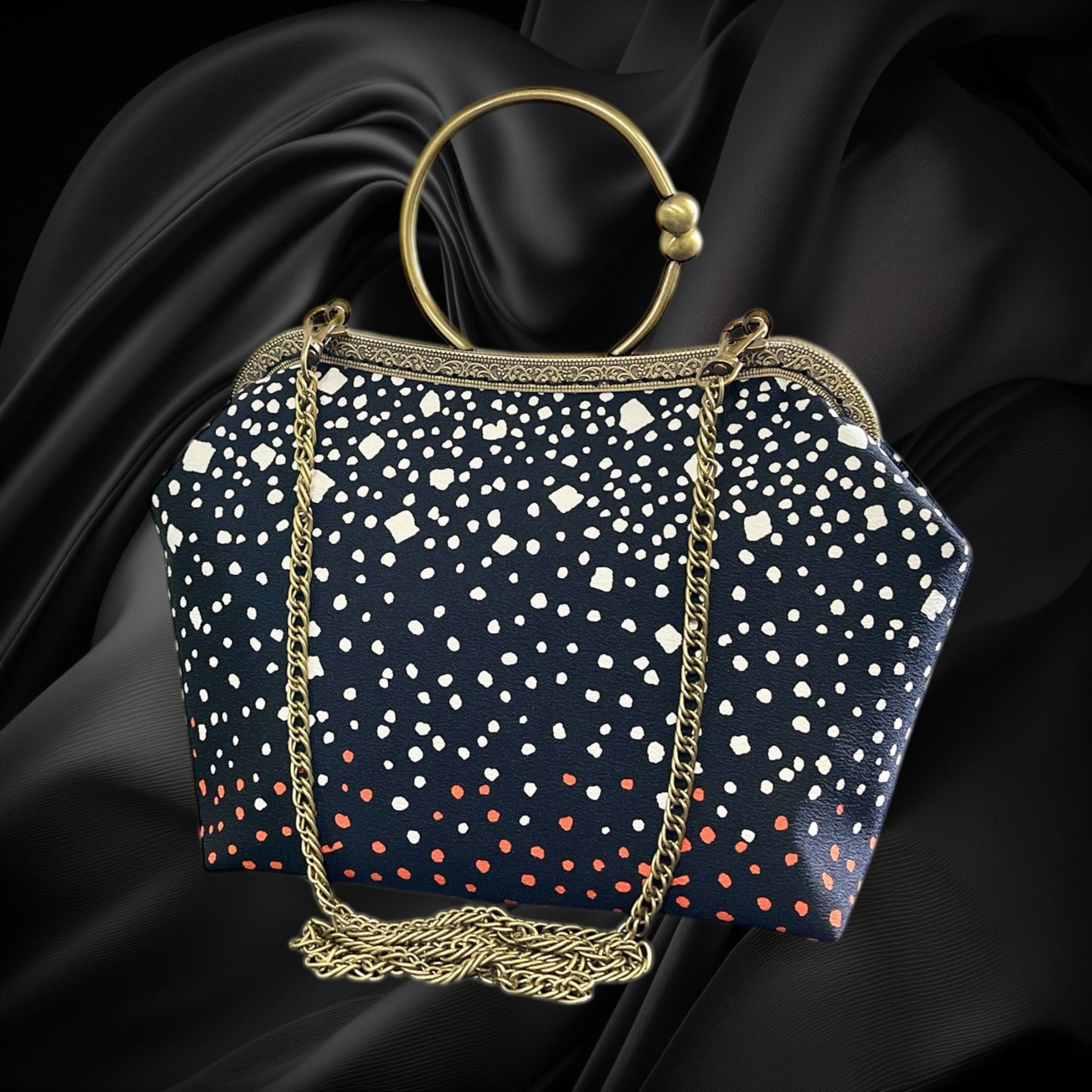 Kimono remake bag [No.1236]